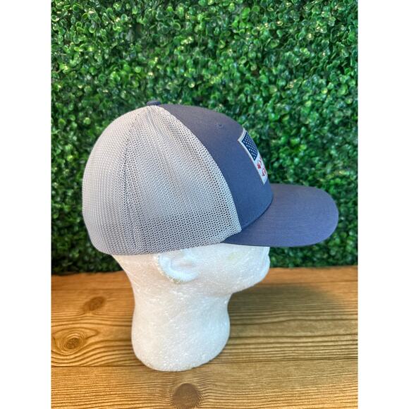 Columbia PHG American Flag Flexfit Trucker Hat Hunting Deer Elk Duck Large XL - Picture 4 of 8